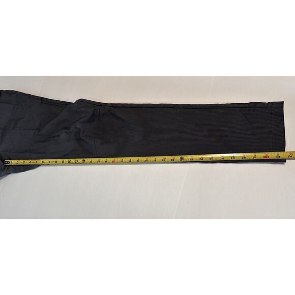 Lululemon Commute Pants Size 30 Men Gray Striped Golf Chino Stretch Athletic ABC - Picture 15 of 16